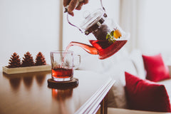 Tea being poured