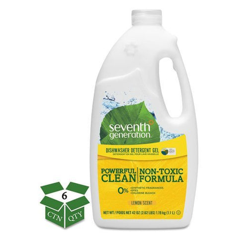 Seventh Generation Lemon Scented Automatic Dishwasher Gel ( 6x42 OZ)