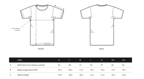 Voltage Sport Men's Sizing Guide