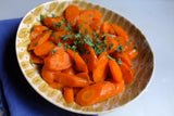 bowl of maple carrots