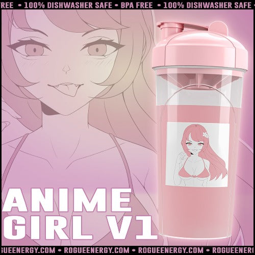 Rogue Energy Shaker Cup - Anime Girl v1