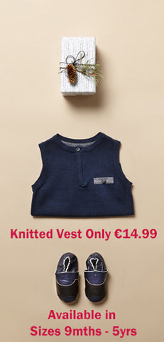 BLOG TODDLER BOY KNITTED VEST FOR CHRISTMAS