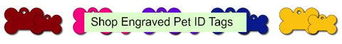 Engraved Pet ID tags online