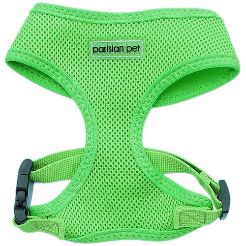 neon green dog harness