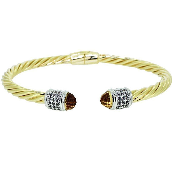 citrine cuff bracelet