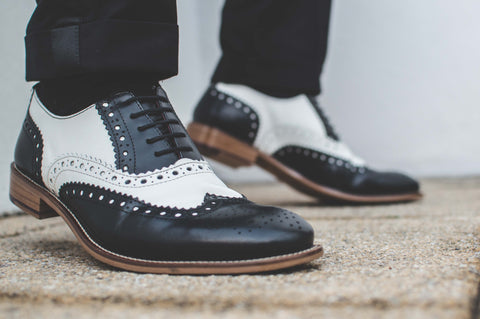 The Gatsby brogue has a classic two-tone style