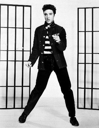 Elvis knew how to rock the brogue