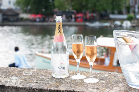 Digby leander pink sparkling wine the english wine collecton leander club rowing