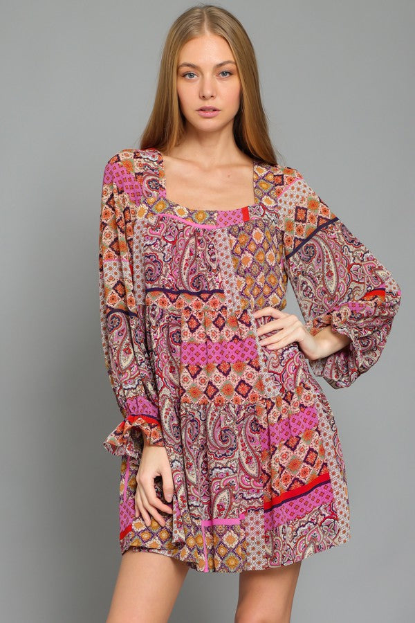 The Multi Magenta Dress