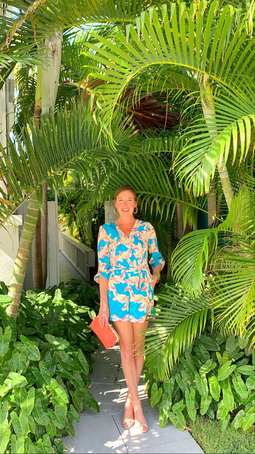 James 3/4 Sleeve Romper