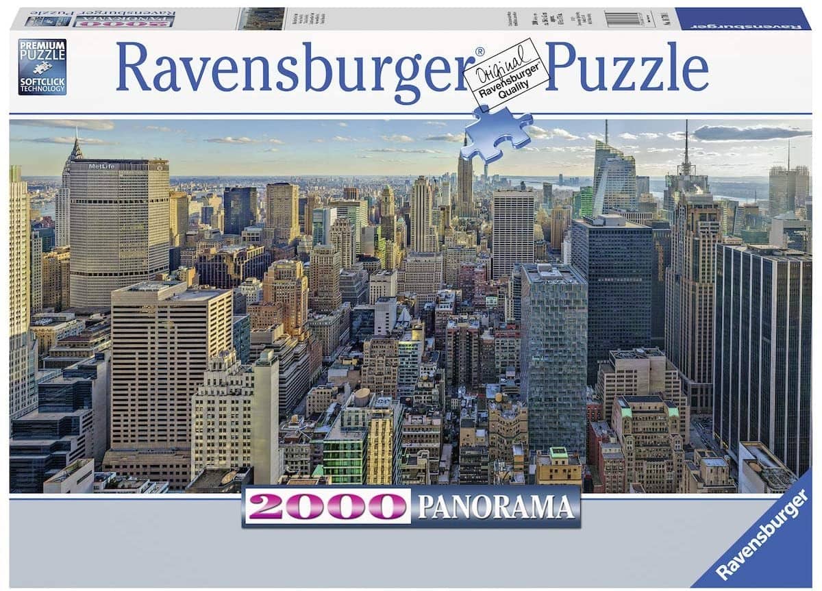Buitenlander Wat mensen betreft Elektronisch Ravensburger 16708: View Over New York (2000 Piece Panorama Jigsaw Puz –  Kidding Around NYC