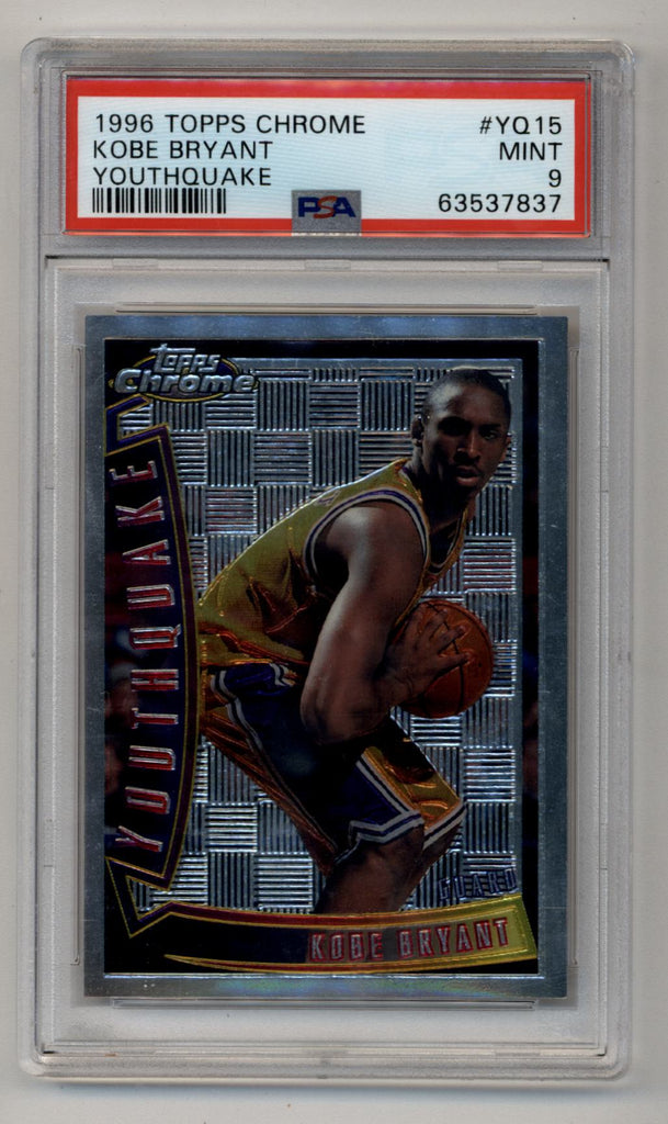 Kobe Bryant 1996-97 Topps Chrome YouthQuake #YQ-15 PSA 9 Mint