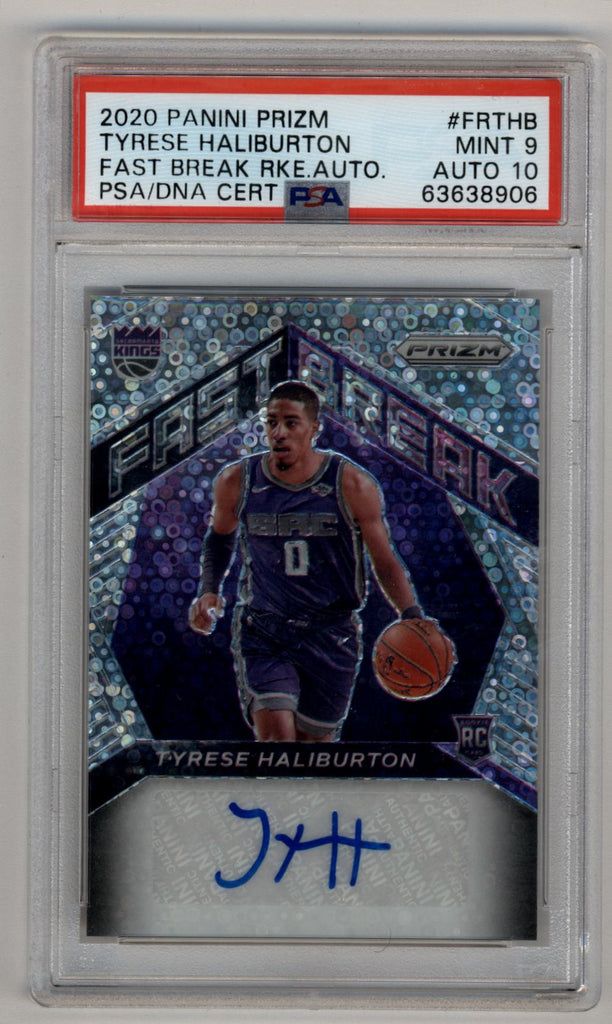 Tyrese Haliburton RC auto 鑑定PSA9 tic-guinee.net