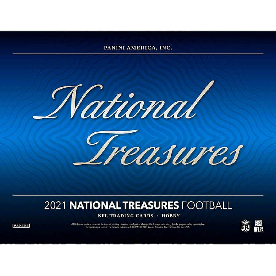 2021 Panini National Treasures Football Hobby Box 4 Box Case Three