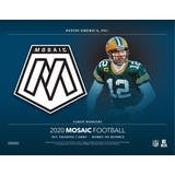 2020 Panini Mosaic No Huddle Football Box