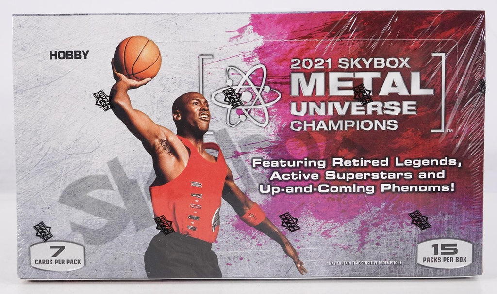 2021 Upper Deck Skybox Metal Universe Champions Hobby Box – Three