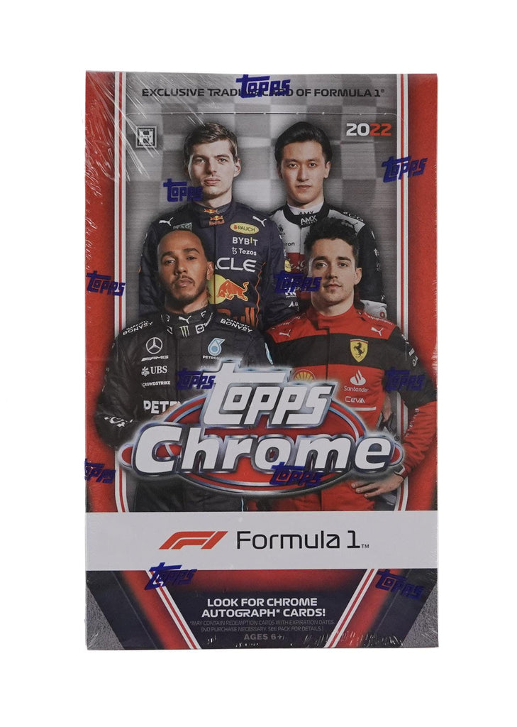 2022 Topps Chrome F1 Formula 1 Hobby Box Three Stars Sportscards