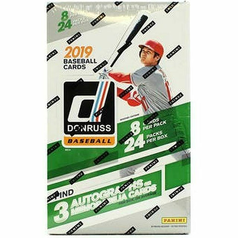 2019 Donruss Baseball Hobby 16-Box Case