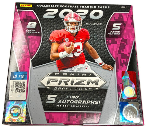 2020 Panini Prizm Draft Picks Football Hobby Box