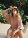 Valeria dress in Mellow Rose