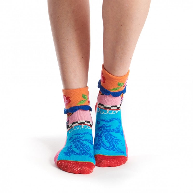 Tatoo frill sock