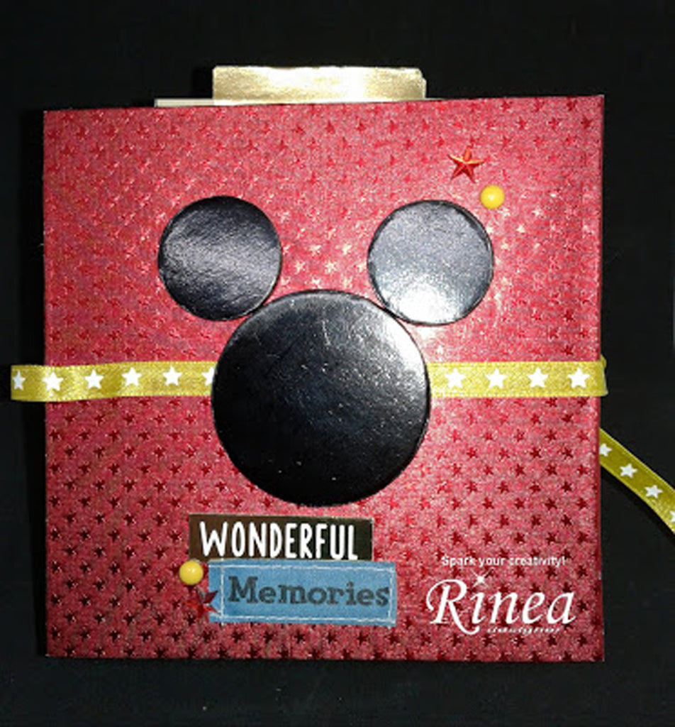 Mickey Mini Album with Rinea Foiled Paper