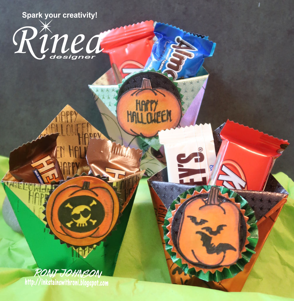 Rinea Trick or Treat Candy Treat Pocket by Roni Johnson