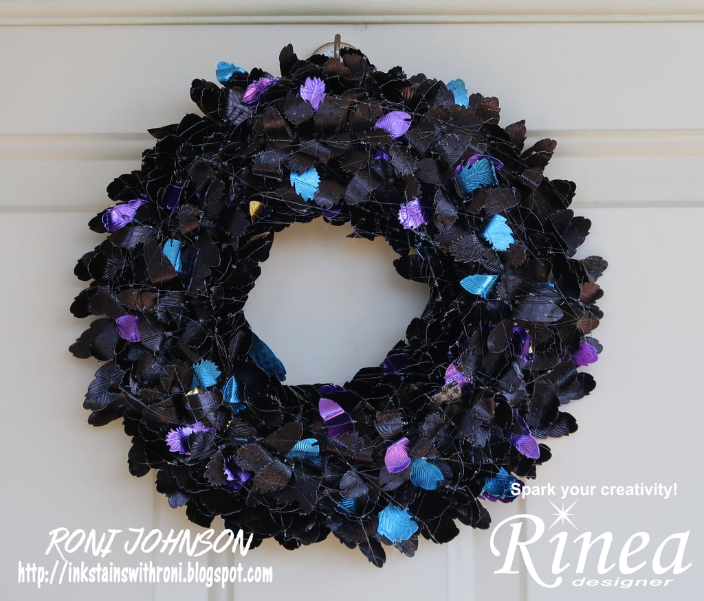 Rinea Raven Feather Wreath with Roni Johnson