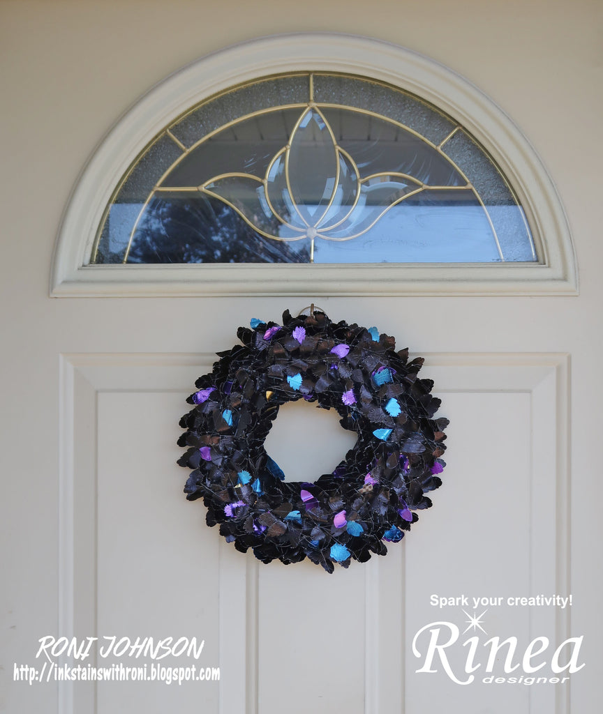 Rinea Raven Feather Wreath with Roni Johnson