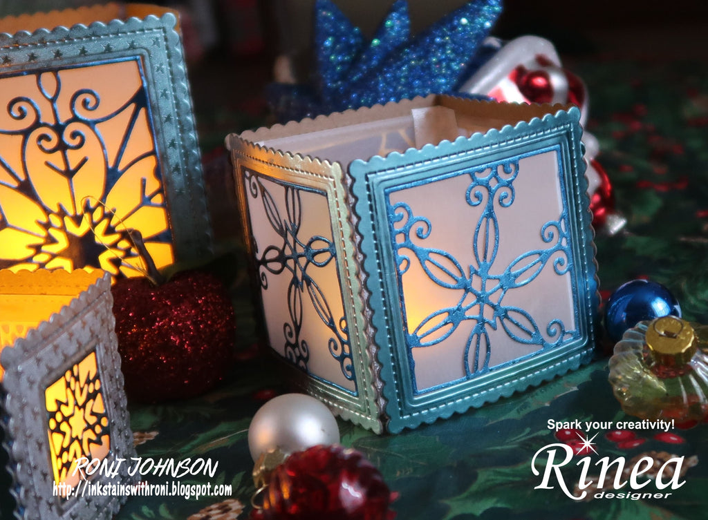 Rinea Snowflake Luminaries with Roni