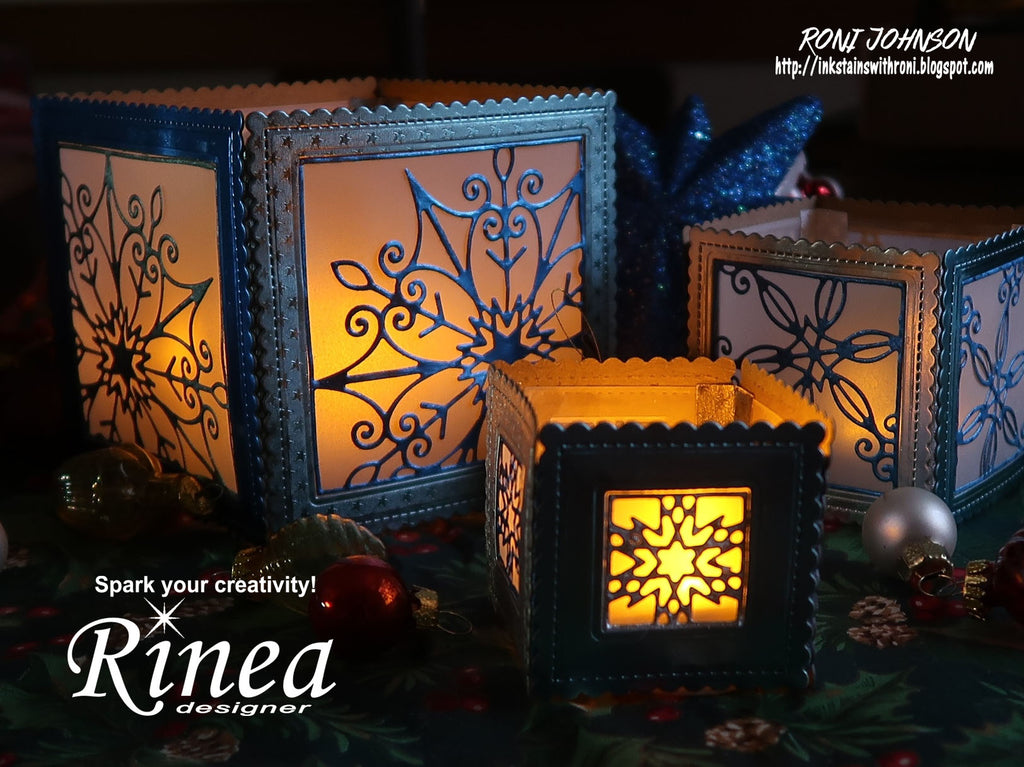 Rinea Snowflake Luminaries with Roni