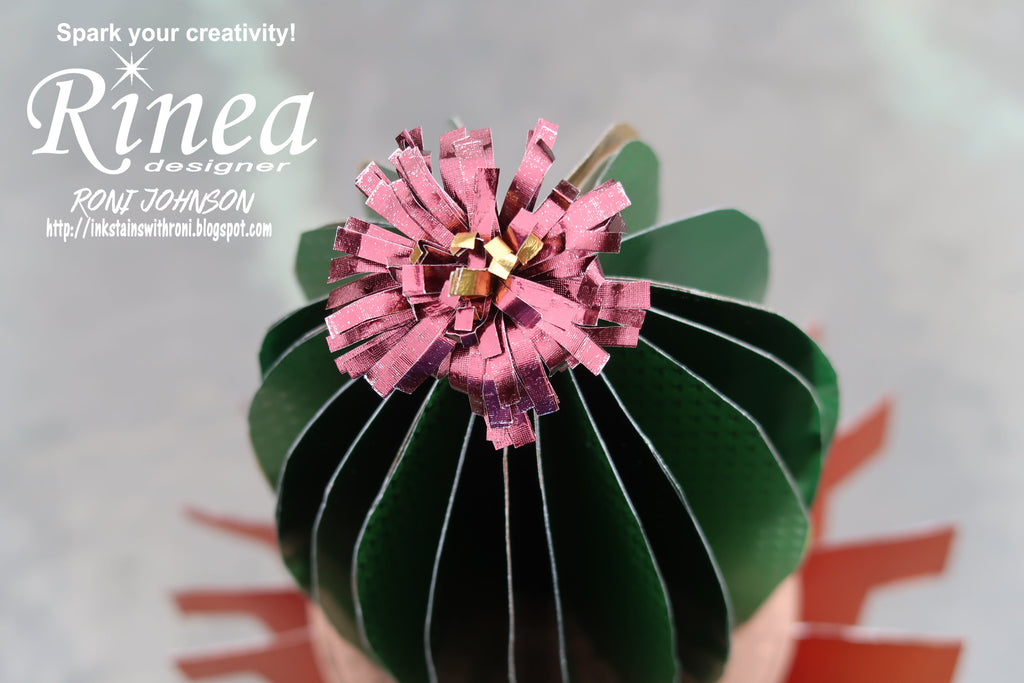 How To Make Rinea Foiled Paper Cactus by Roni Johnson