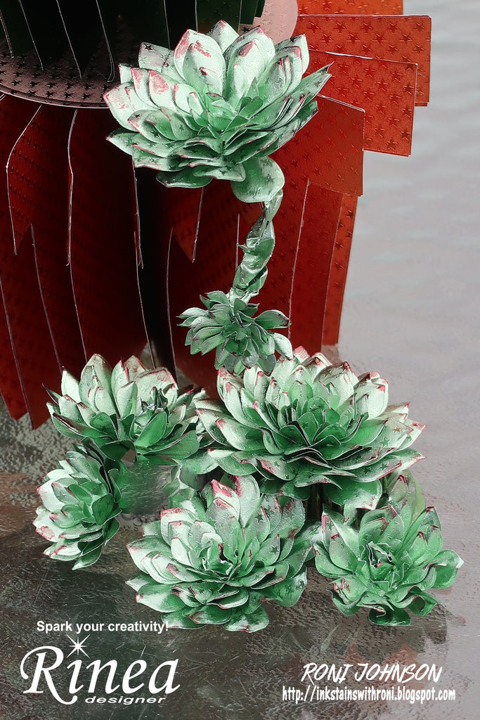 How To Make Rinea Foiled Paper Cactus by Roni Johnson