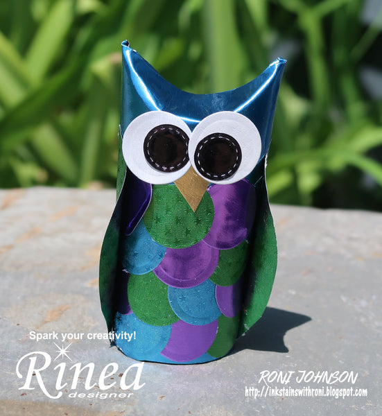 Rinea Foiled Paper Owls with Roni Johnson