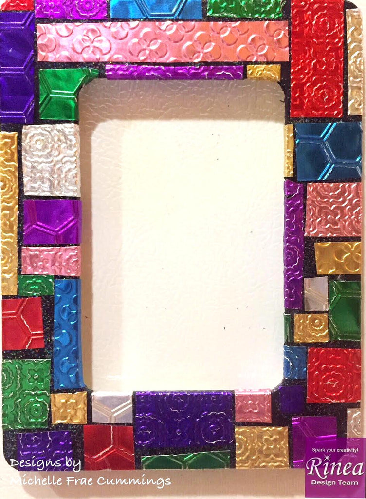 Magnetic Frame using Rinea Foiled Paper