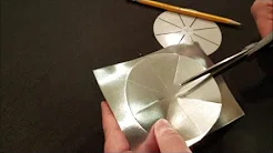 How to Cut Rinea Foiled Paper with Scissors