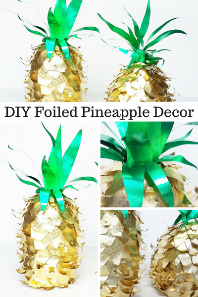 Rinea Foiled Paper Pineapples