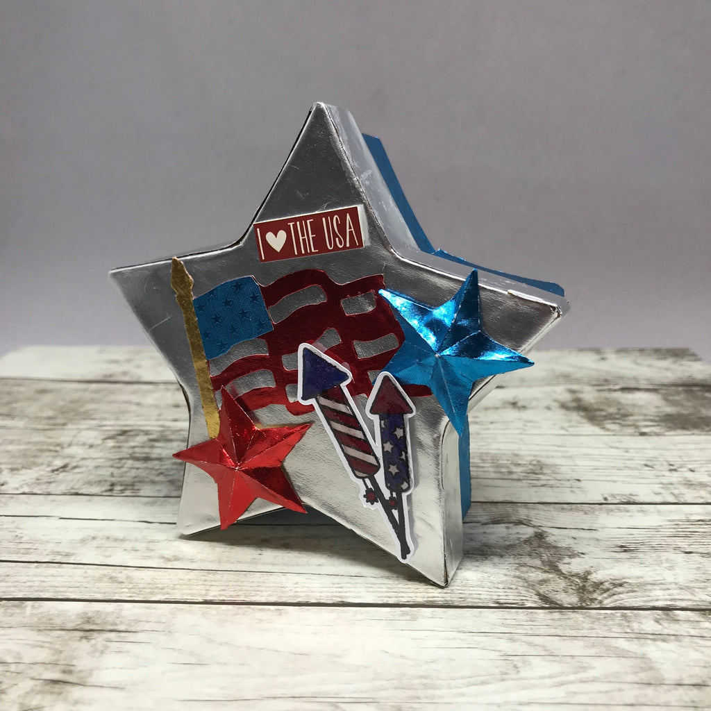 Patriotic Crafts using Rinea Foiled Paper