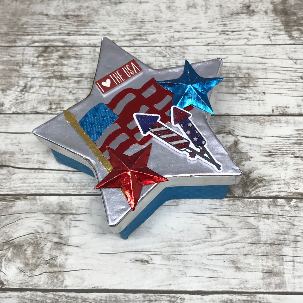 Patriotic Crafts using Rinea Foiled Paper