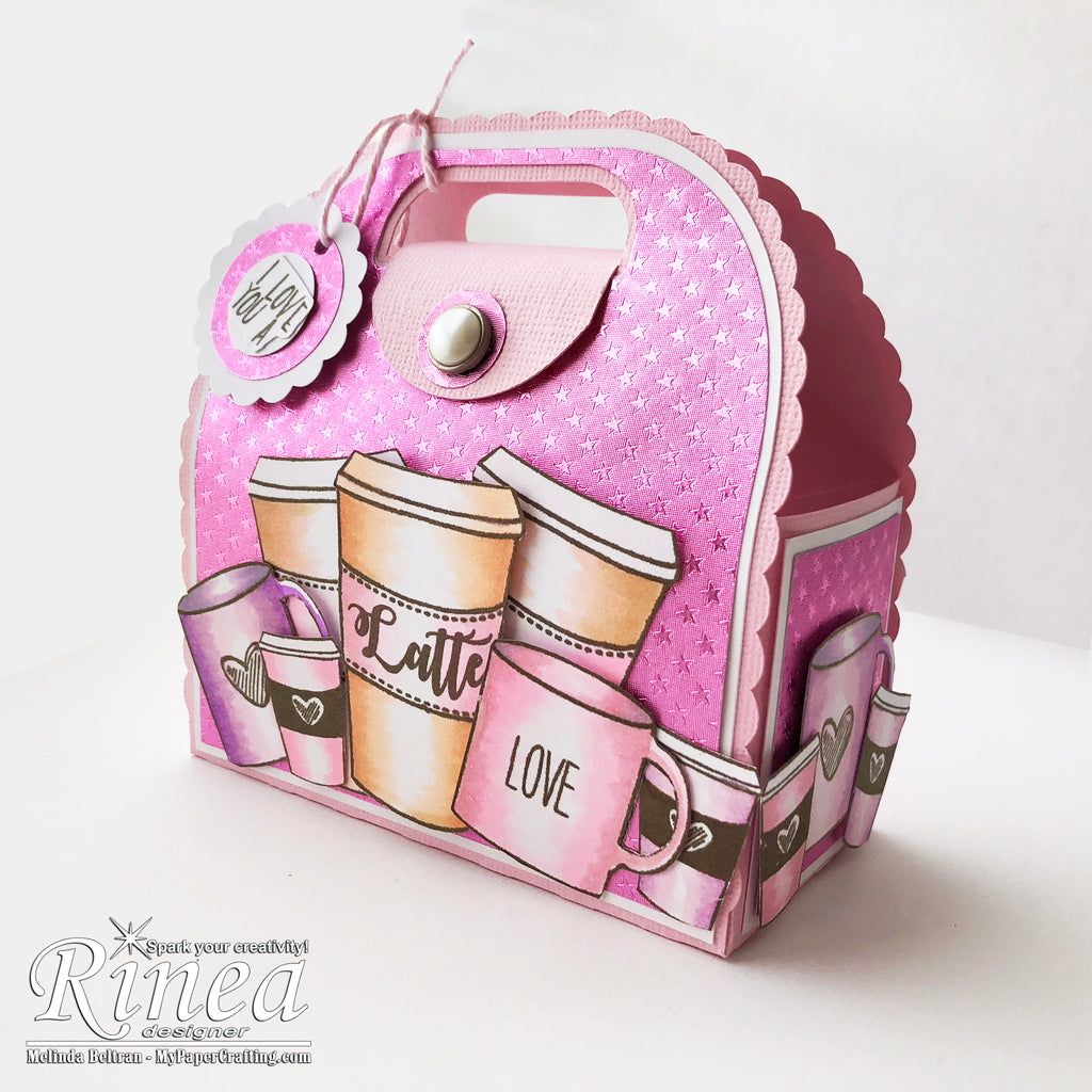 K Cup Treat Holder using Rinea Foiled Paper