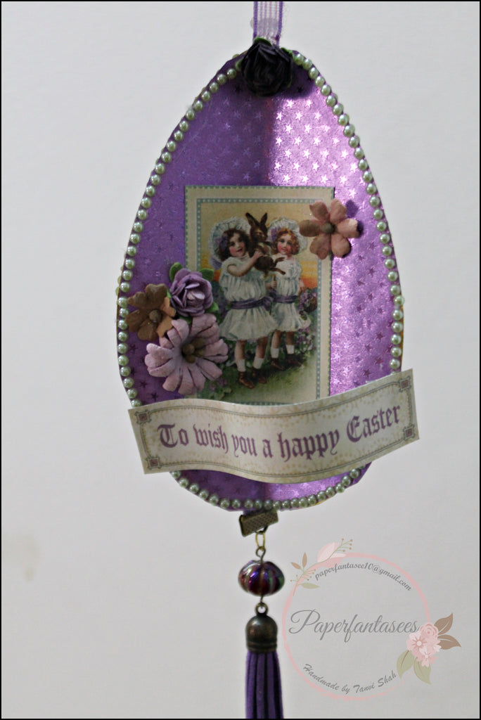 Easter Home Decor with Rinea Foiled Paper