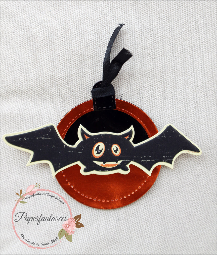 Halloween Tags with Rinea Foiled Paper