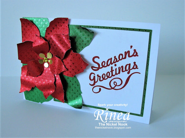 Poinsettia Card