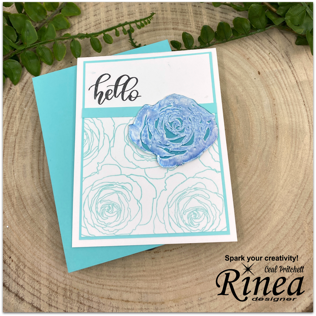 Cardmaking with Rinea Foiled Paper