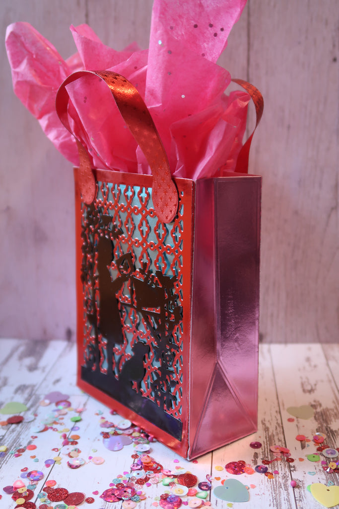 Rinea Foiled Paper Valentine's Treat Bag by Roni Johnson