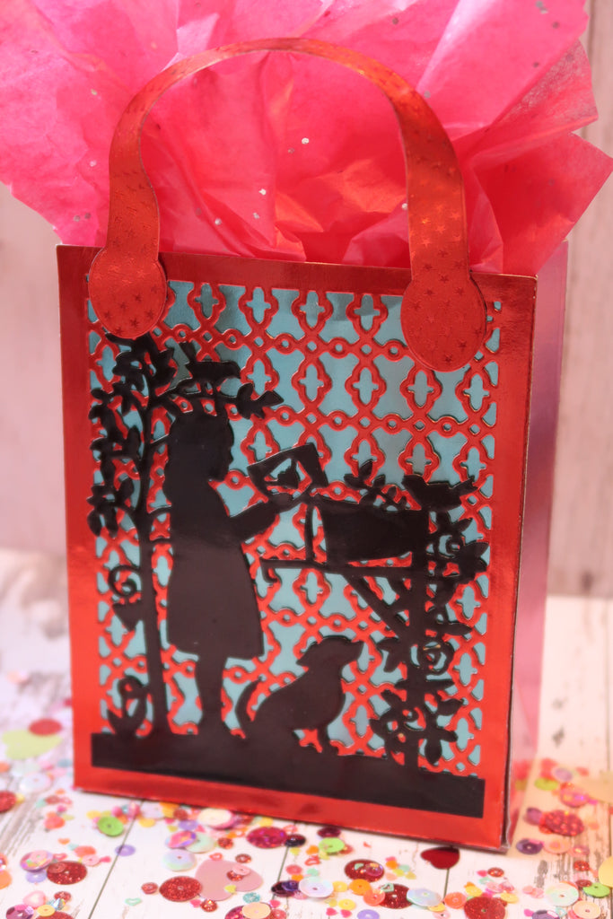 Rinea Foiled Paper Valentine's Treat Bag by Roni Johnson