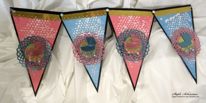 Baby Banner using Rinea Foiled Paper