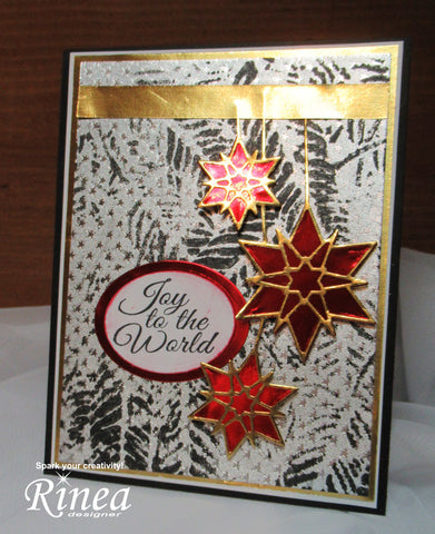 Mixed Media Christmas Card