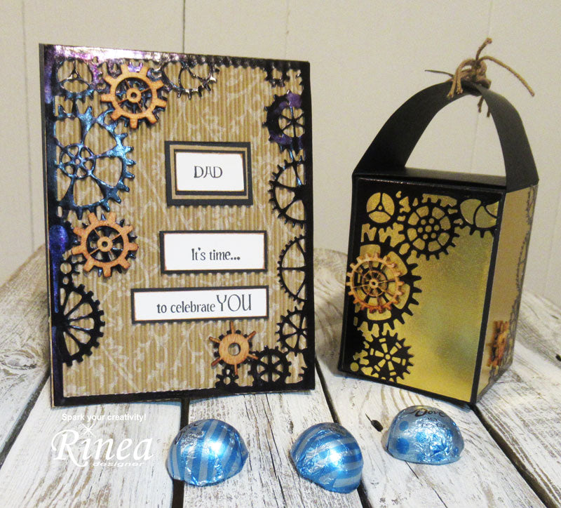 Father's Day Card with Rinea Foiled Paper