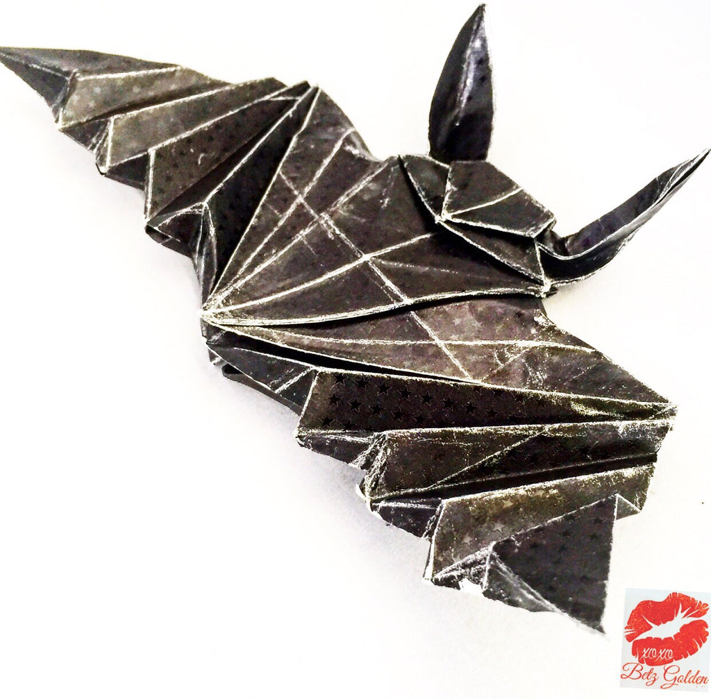 Origami Bat with Rinea Foiled Paper